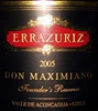 Errazuriz, Don Maximiano Founders Reserve 2005